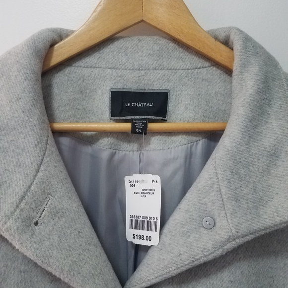 Wool blend grey jacket - Picture 3 of 5